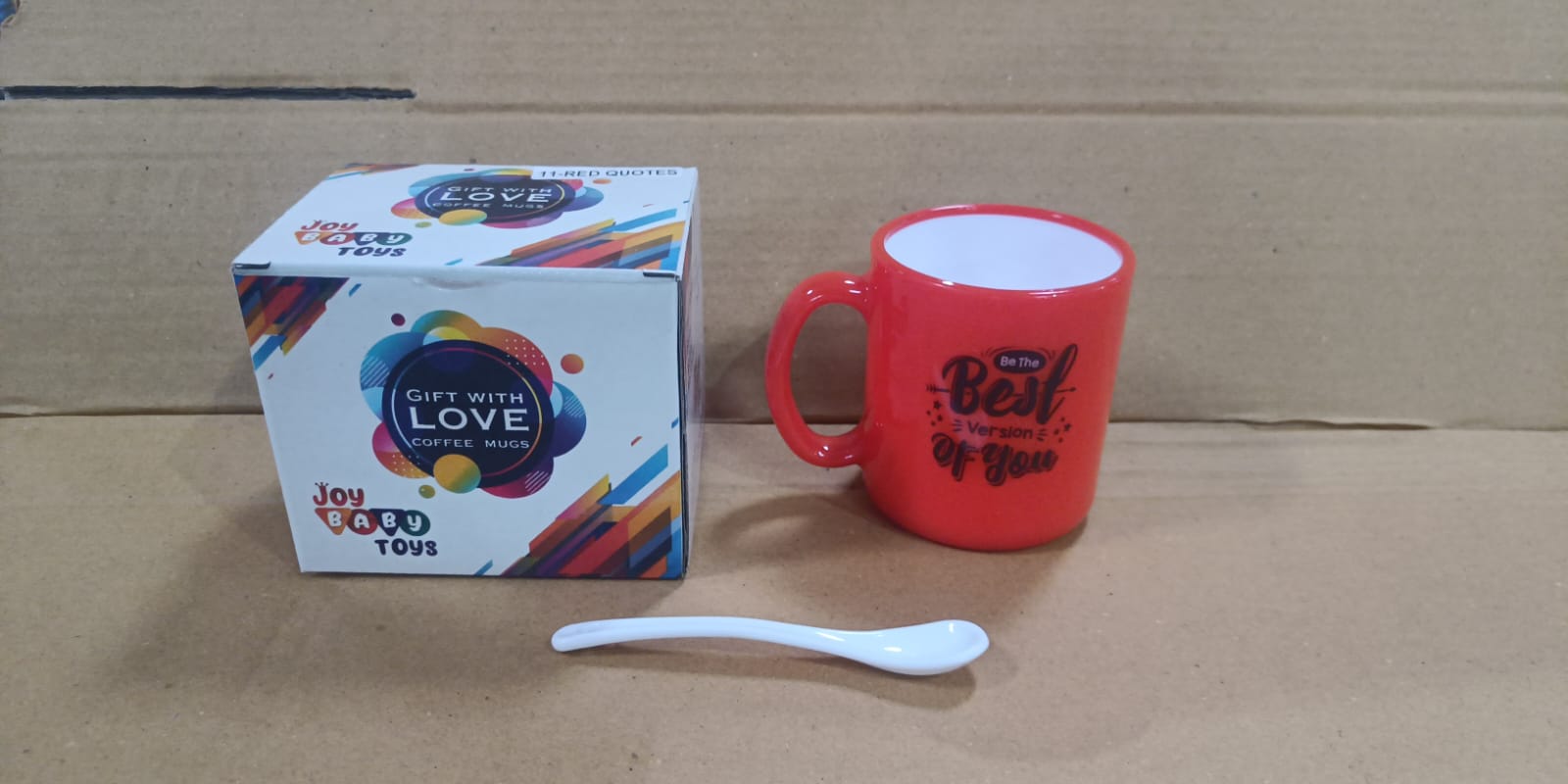4122 Coffee Mug With Spoon and box packing, Design Coffee Mug Used for Drinking and Taking Coffees and Some Other Beverages in All Kinds of Places 4122 Coffee Mug With Spoon and box packing, Design Coffee Mug Used for Drinking and Taking Coffees and Some Other Beverages in All Kinds of Places